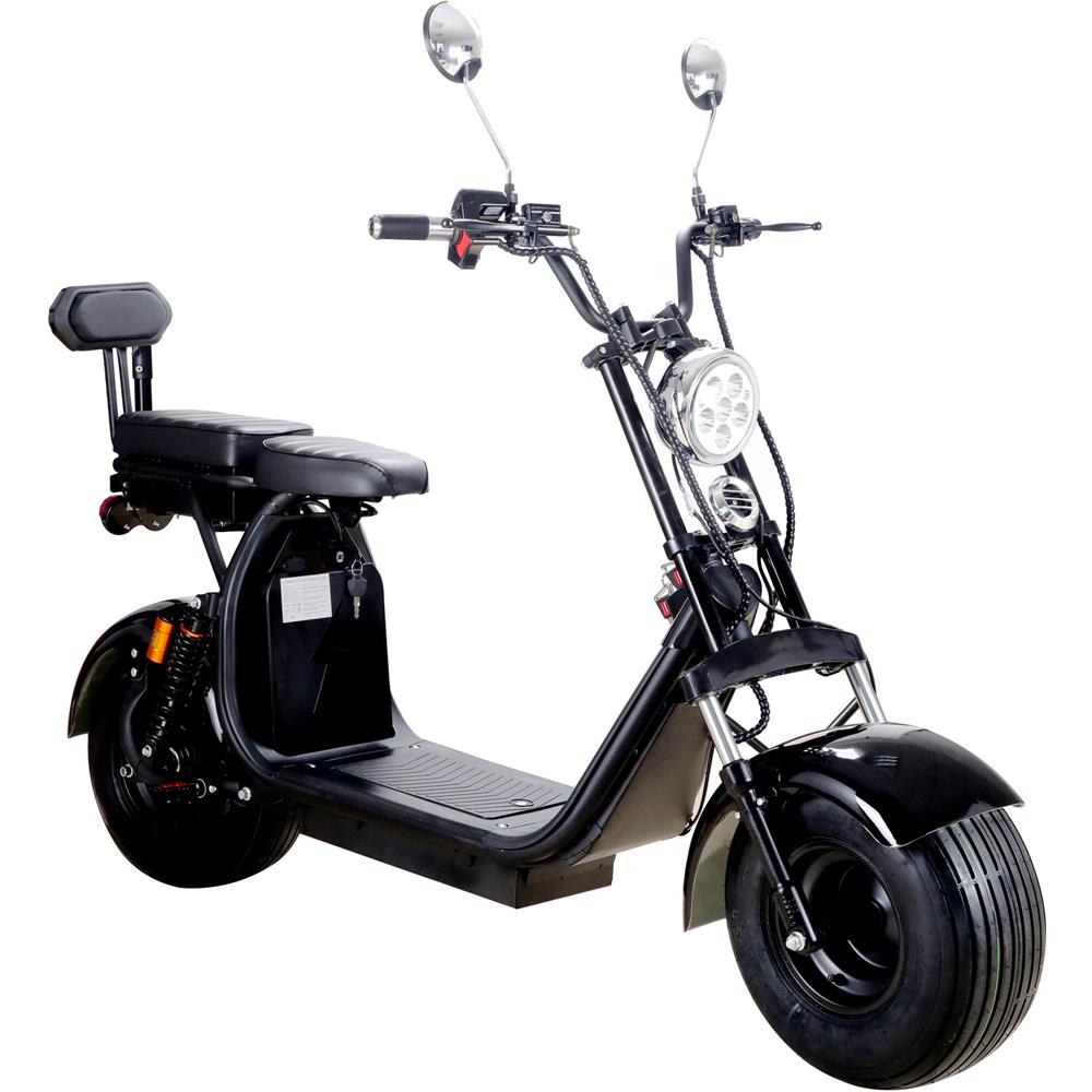 MotoTec Knockout 60v 2000w Lithium Electric Scooter Black - Image 6