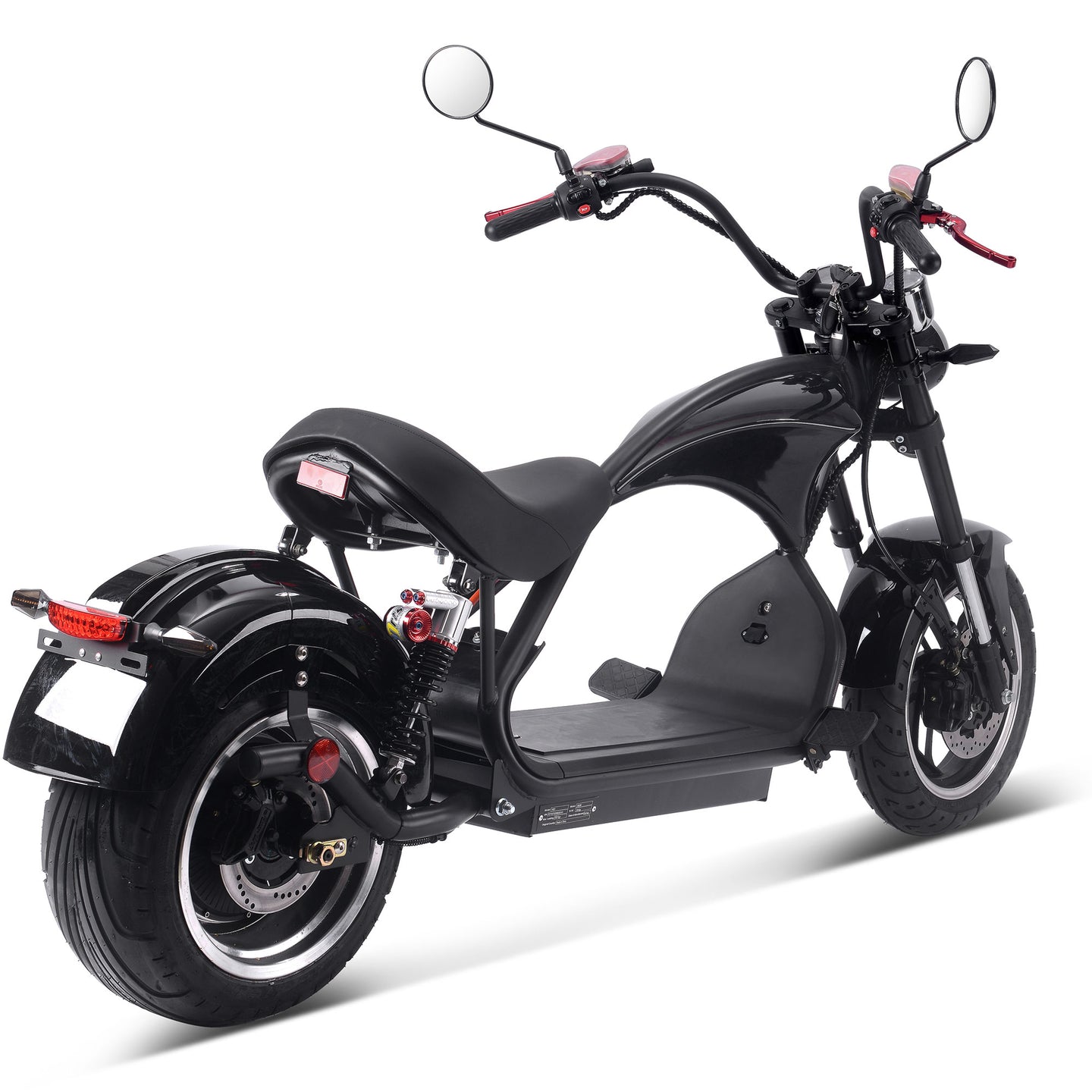 MotoTec Lowboy 60v 2500w Lithium Scooter Black - Image 3