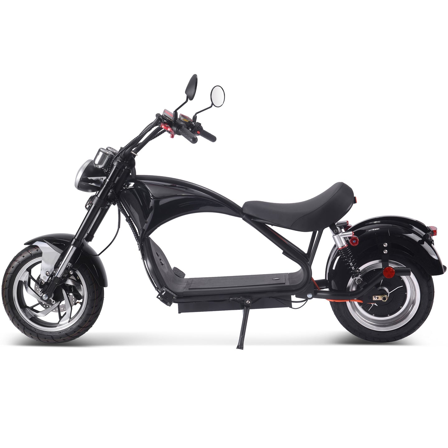 MotoTec Lowboy 60v 2500w Lithium Scooter Black - Image 5