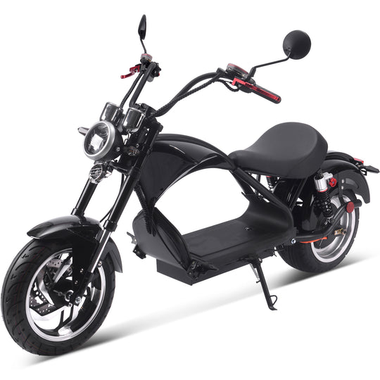 MotoTec Lowboy 60v 2500w Lithium Scooter Black - Image 6