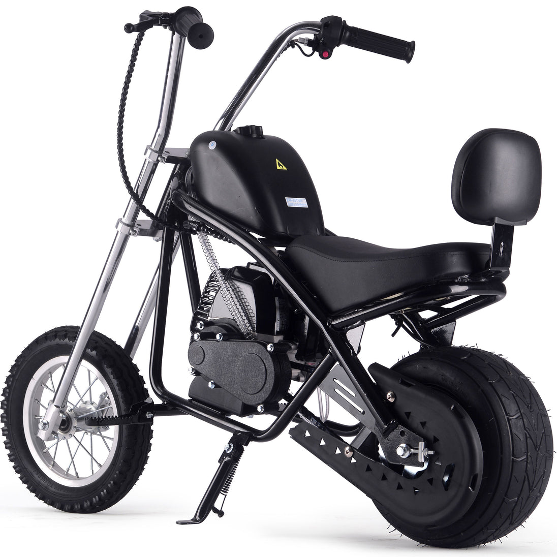 MotoTec 49cc Gas Mini Chopper V2 Black - Image 4