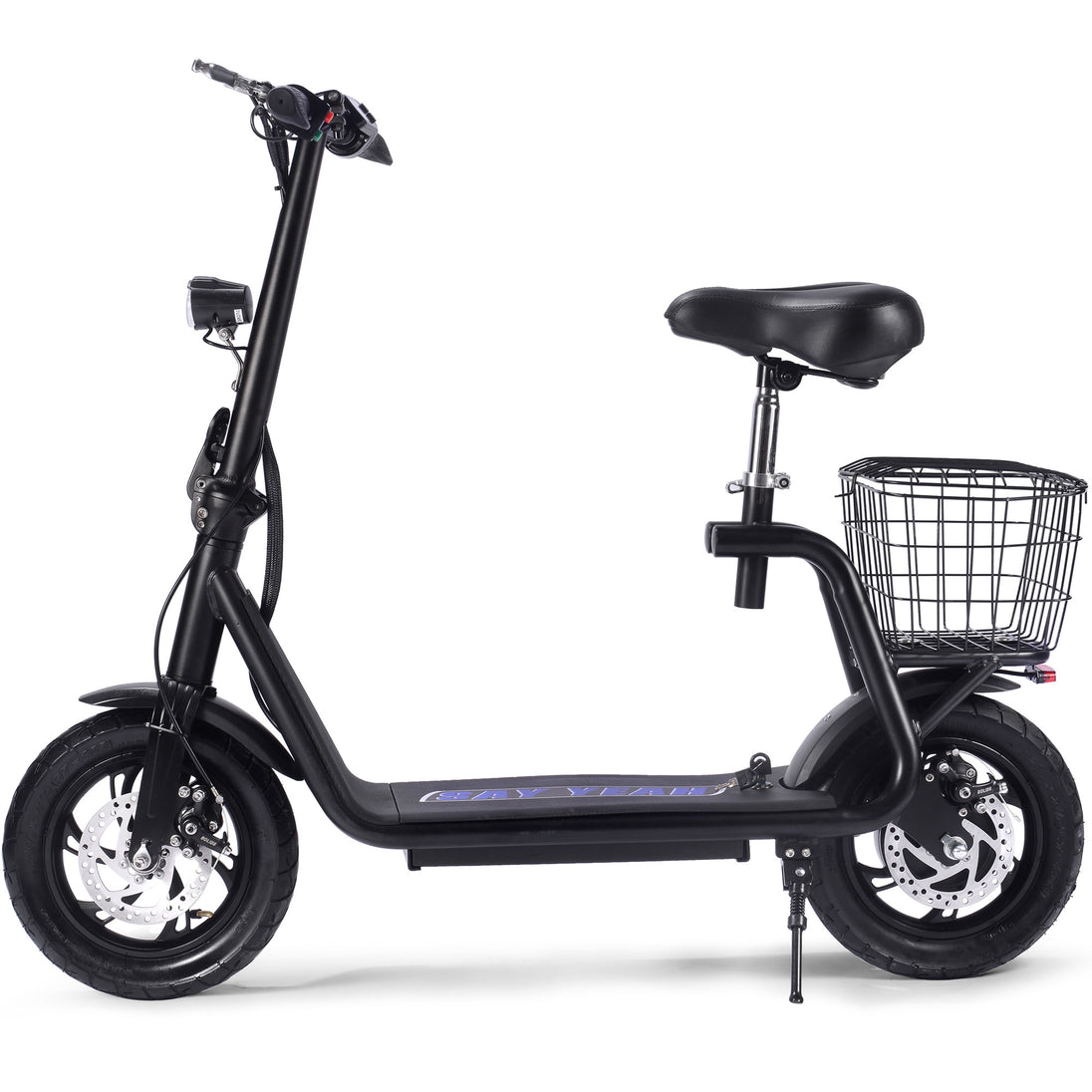MotoTec Metro 36v 500w Lithium Electric Scooter Black - Image 3