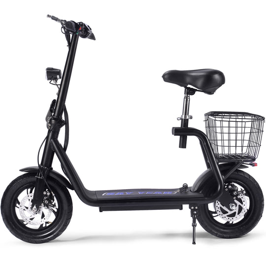 MotoTec Metro 36v 500w Lithium Electric Scooter Black - Image 3
