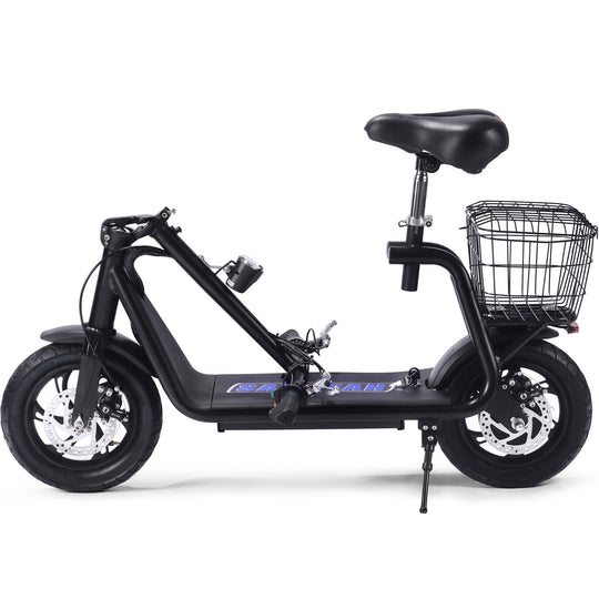 MotoTec Metro 36v 500w Lithium Electric Scooter Black - Image 5