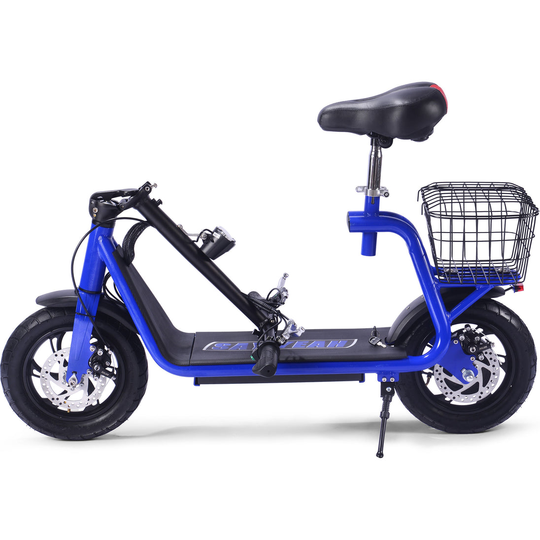 MotoTec Metro 36v 500w Lithium Electric Scooter Blue - Image 2