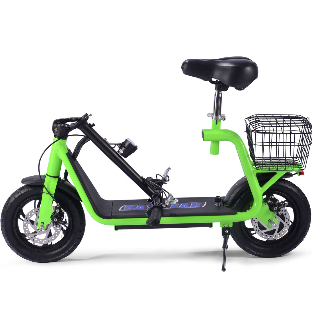 MotoTec Metro 36v 500w Lithium Electric Scooter Green - Image 3