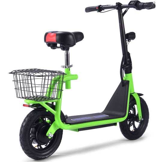 MotoTec Metro 36v 500w Lithium Electric Scooter Green - Image 4