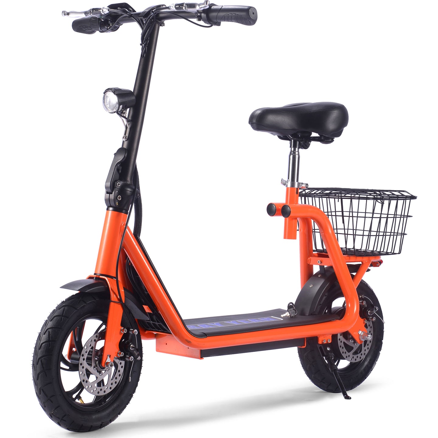 MotoTec Metro 36v 500w Lithium Electric Scooter Orange - Image 4