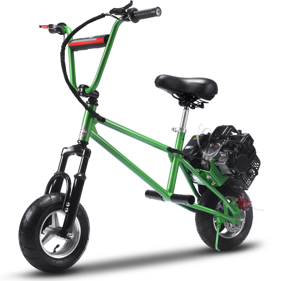 MotoTec 49cc Gas Mini Bike V2 Green - Image 6