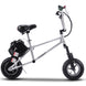 MotoTec 49cc Gas Mini Bike V2 Silver - Image 2