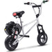 MotoTec 49cc Gas Mini Bike V2 Silver - Image 3