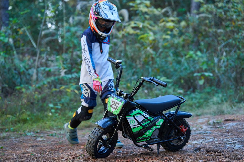 MotoTec | 24V/9Ah 250W Electric Mini Bike | MT-MiniBike-24v-250w_Black