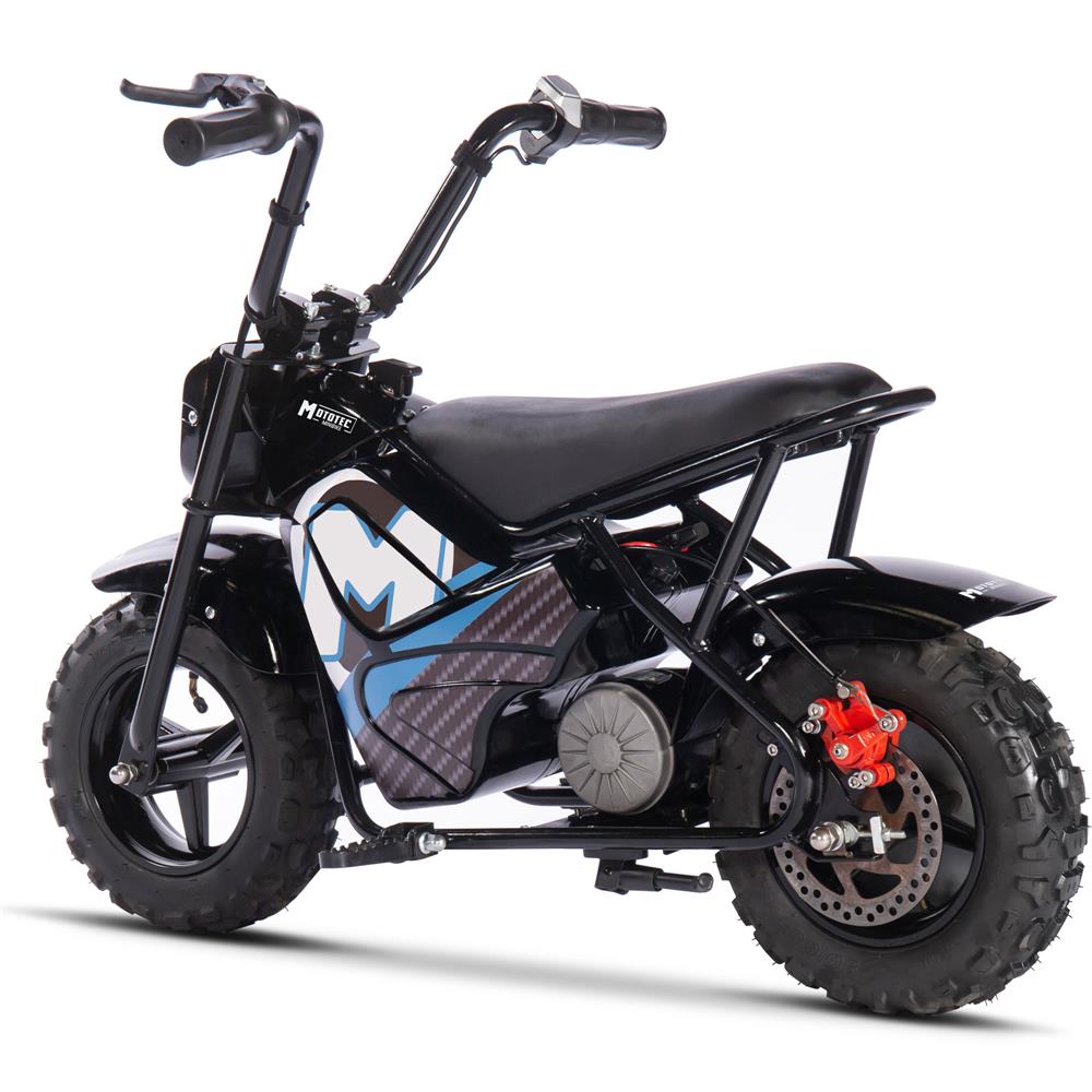 MotoTec | 24V/9Ah 250W Electric Mini Bike | MT-MiniBike-24v-250w_Black
