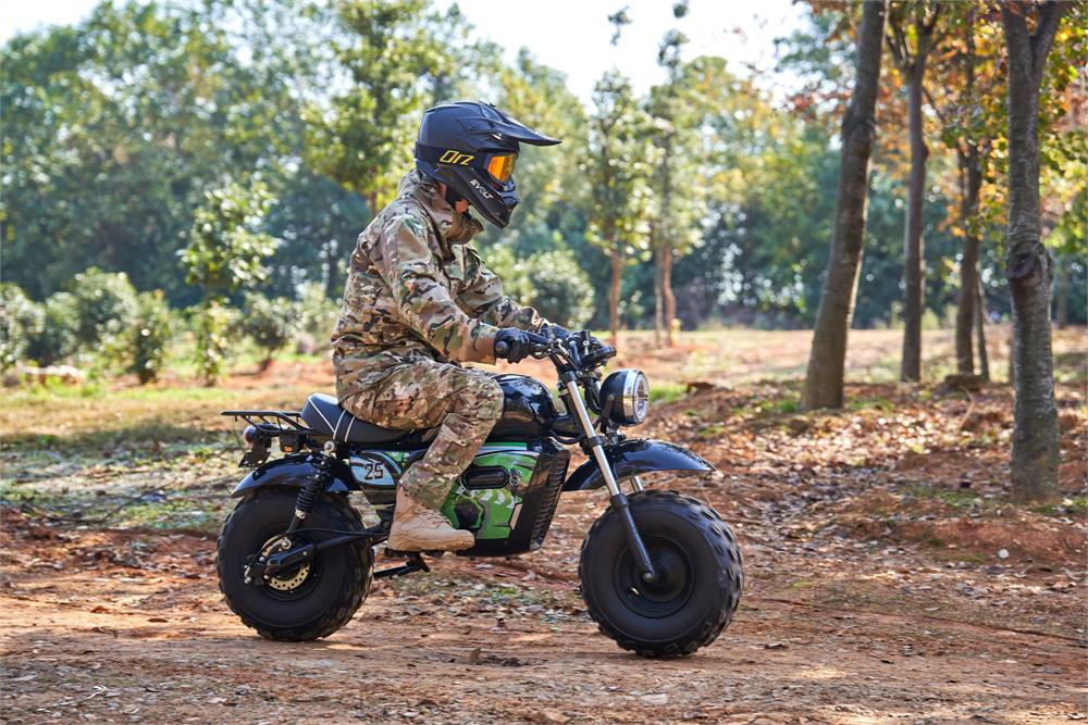 MotoTec | 60V/20Ah 1500W Electric Mini Bike | MT-MiniBike-60v-1500w_Black