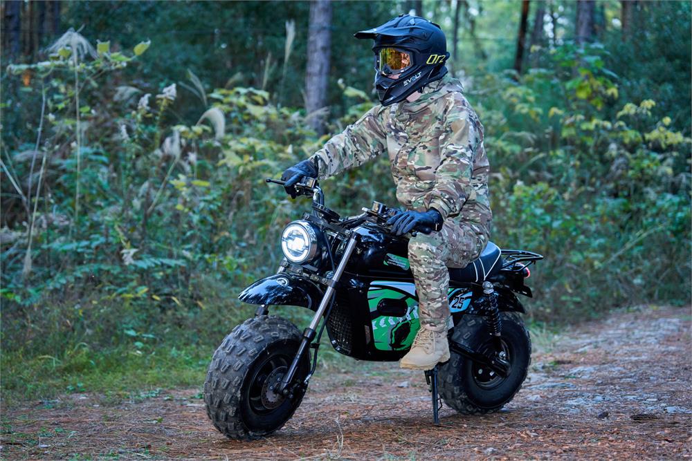 MotoTec | 60V/20Ah 1500W Electric Mini Bike | MT-MiniBike-60v-1500w_Black