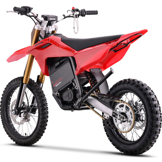 MotoTec 72v 8000w Pro Electric Dirt Bike 17/14 Lithium Red - Image 8