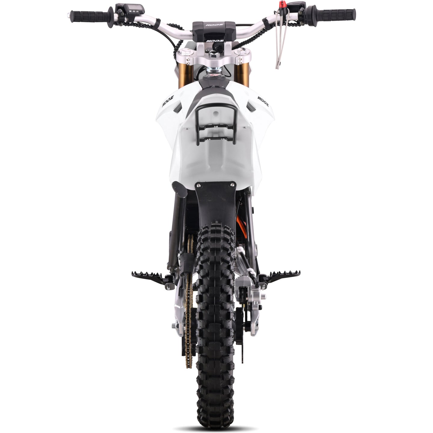 MotoTec 72v 8000w Pro Electric Dirt Bike 17/14 Lithium White - Image 2