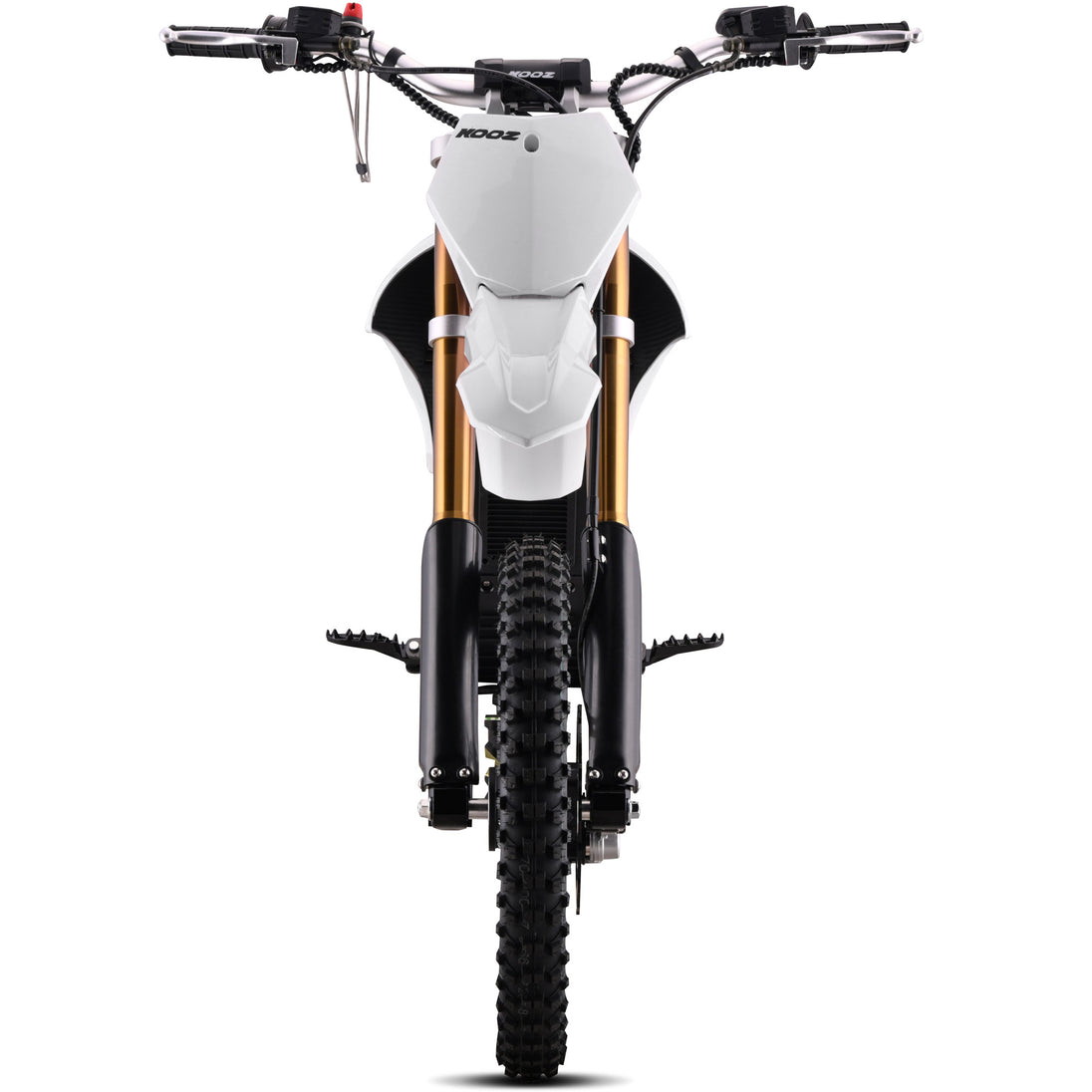 MotoTec 72v 8000w Pro Electric Dirt Bike 17/14 Lithium White - Image 3