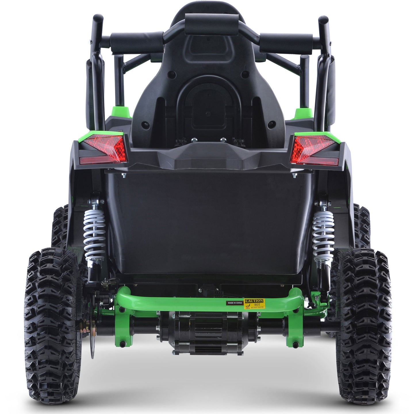MotoTec Raider Kids UTV 48v 1200w Full Suspension Green - Image 3