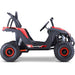 MotoTec Raider Kids UTV 48v 1200w Full Suspension Red - Image 4