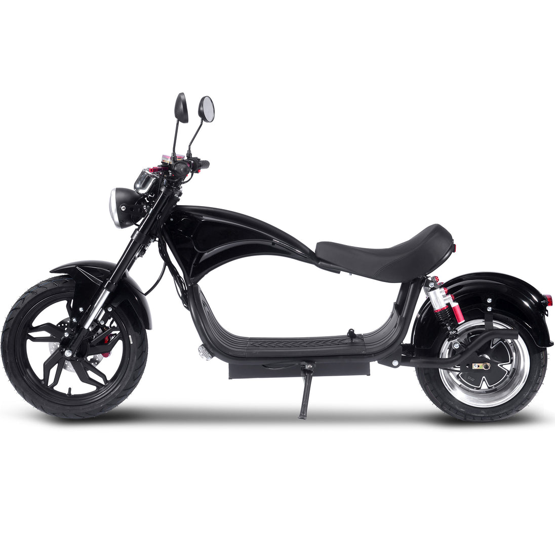MotoTec Raven 60v 30ah 2500w Lithium Electric Scooter Black - Image 3