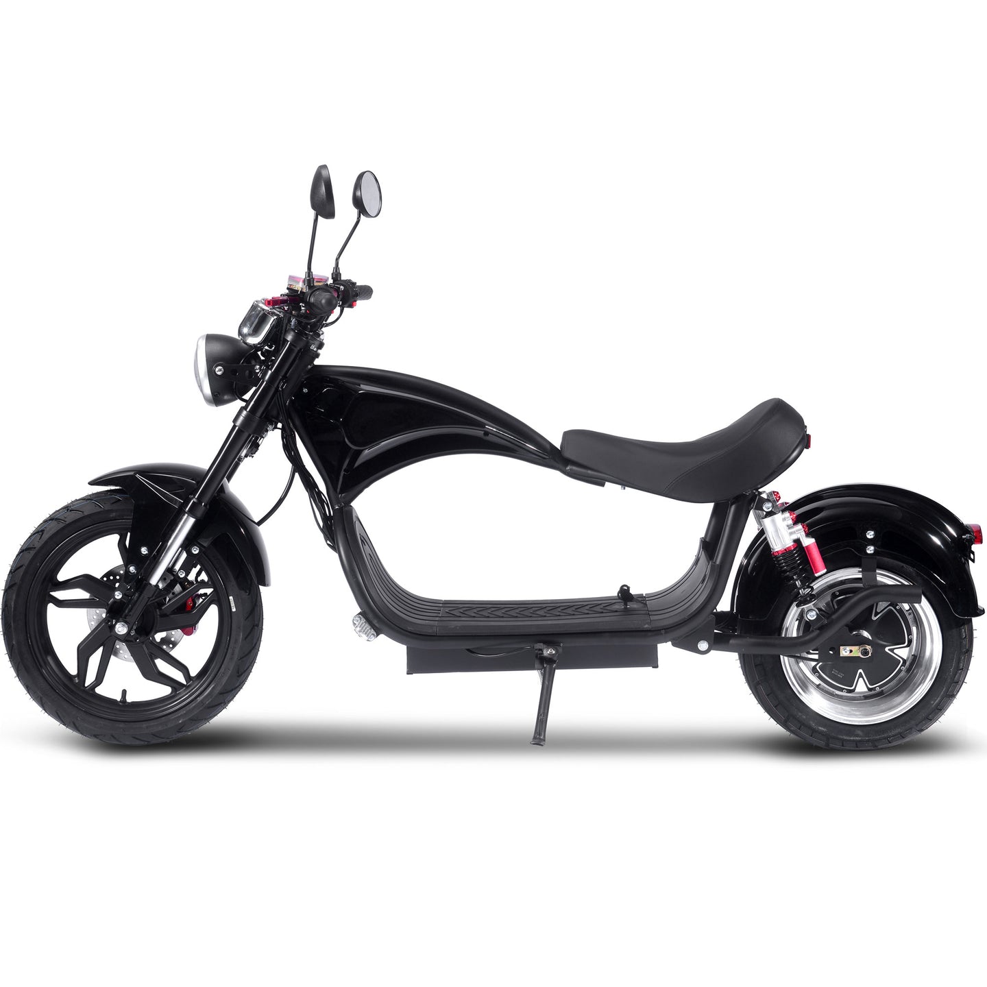 MotoTec Raven 60v 30ah 2500w Lithium Electric Scooter Black - Image 3