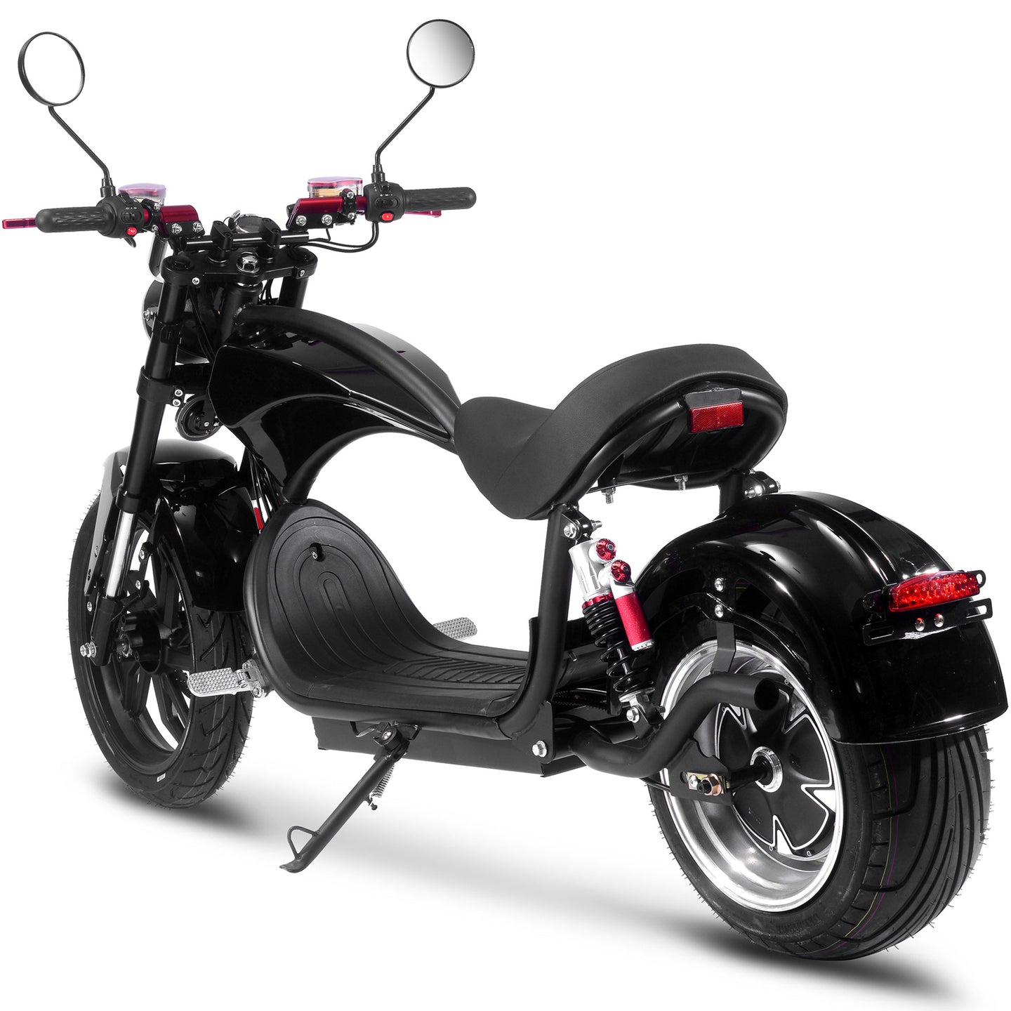 MotoTec Raven 60v 30ah 2500w Lithium Electric Scooter Black - Image 4
