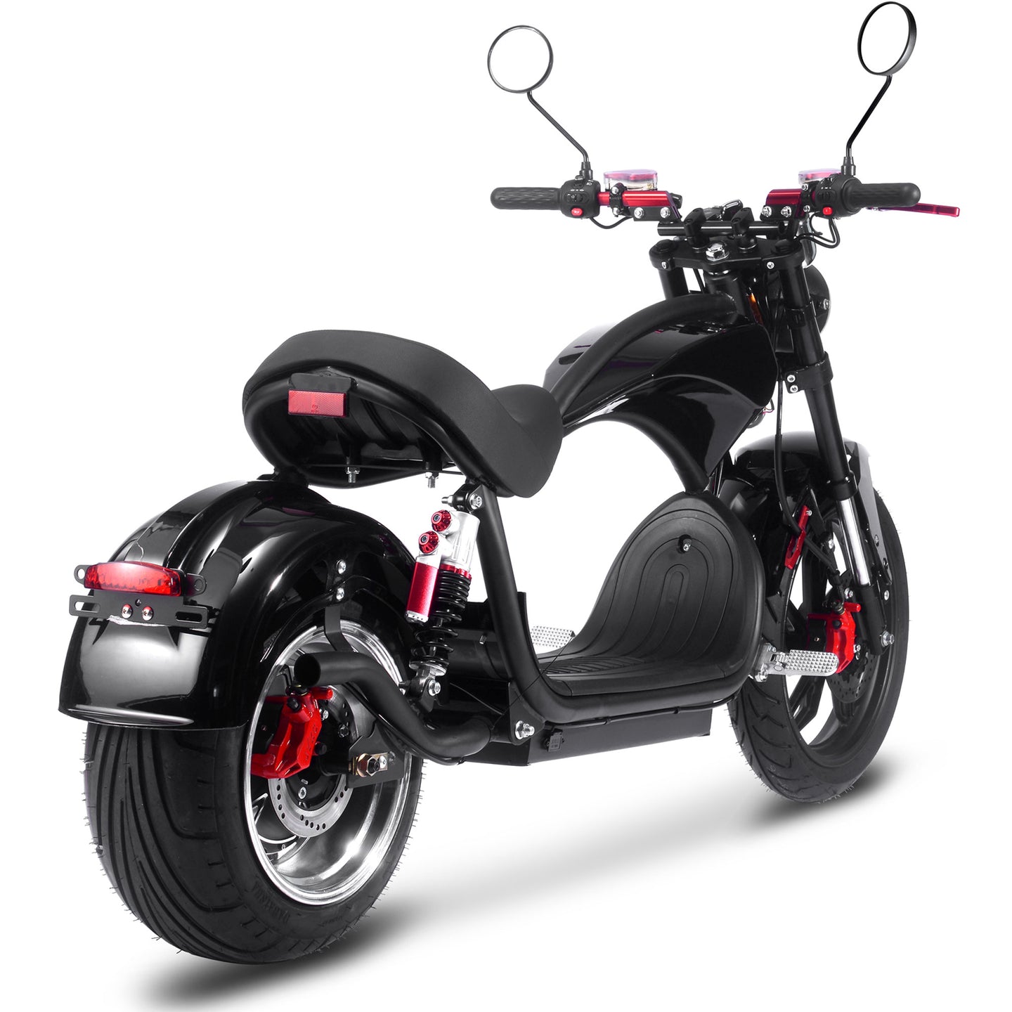 MotoTec Raven 60v 30ah 2500w Lithium Electric Scooter Black - Image 5