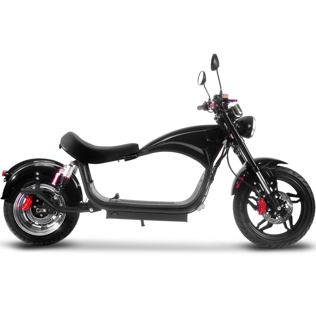 MotoTec Raven 60v 30ah 2500w Lithium Electric Scooter Black - Image 6