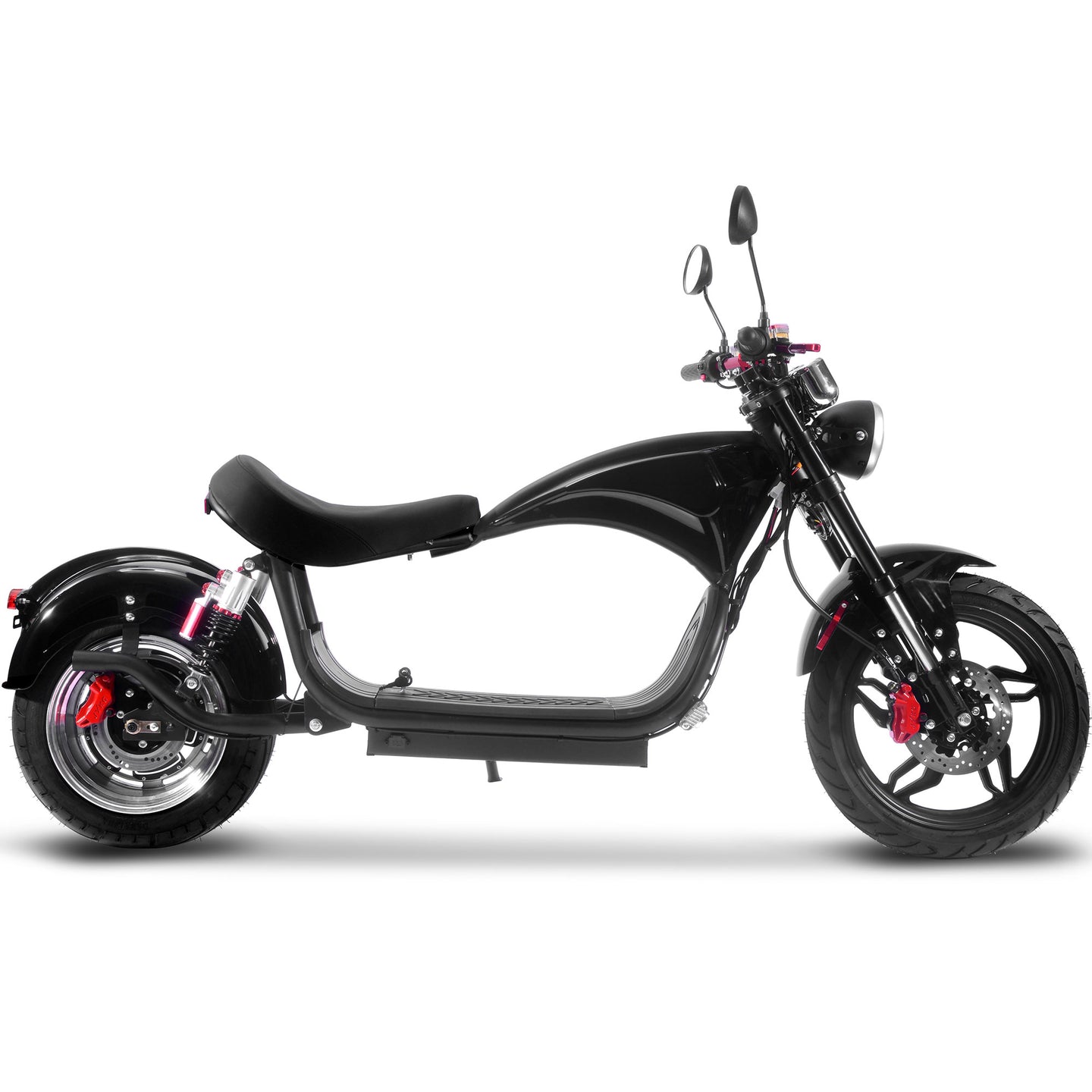 MotoTec Raven 60v 30ah 2500w Lithium Electric Scooter Black - Image 6