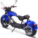 MotoTec Raven 60v 30ah 2500w Lithium Electric Scooter Blue - Image 3