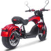 MotoTec Raven 60v 30ah 2500w Lithium Electric Scooter Red - Image 4