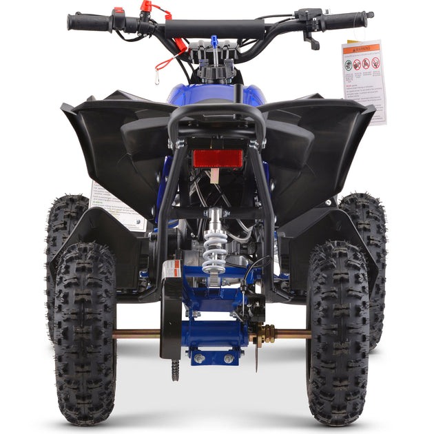 MotoTec Renegade 40cc 4-Stroke Kids Gas ATV Blue - Image 2
