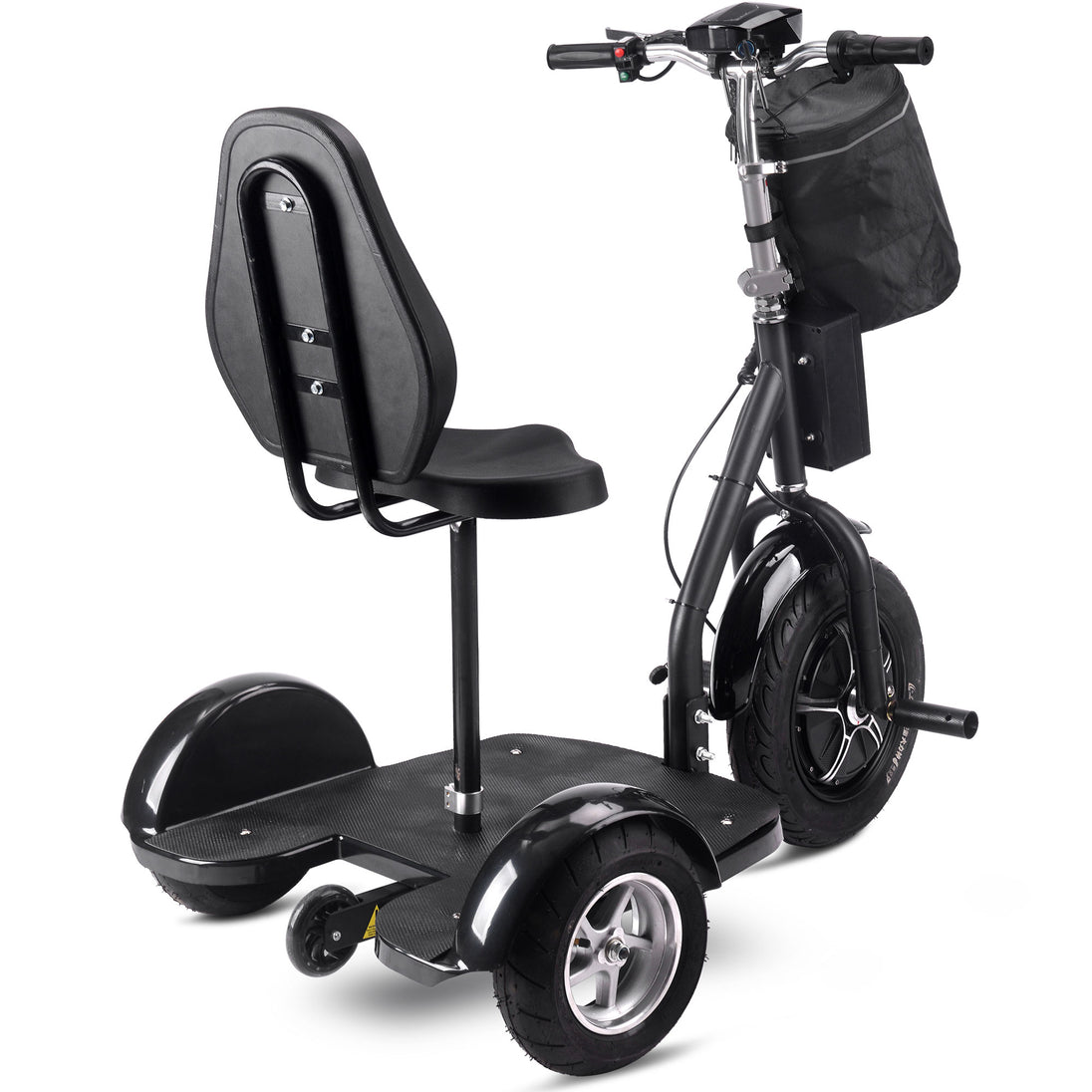 MotoTec Electric Trike 48v 1000w Lithium Black - Image 4