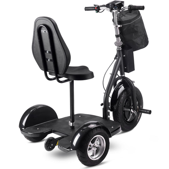 MotoTec Electric Trike 48v 1000w Lithium Black - Image 4