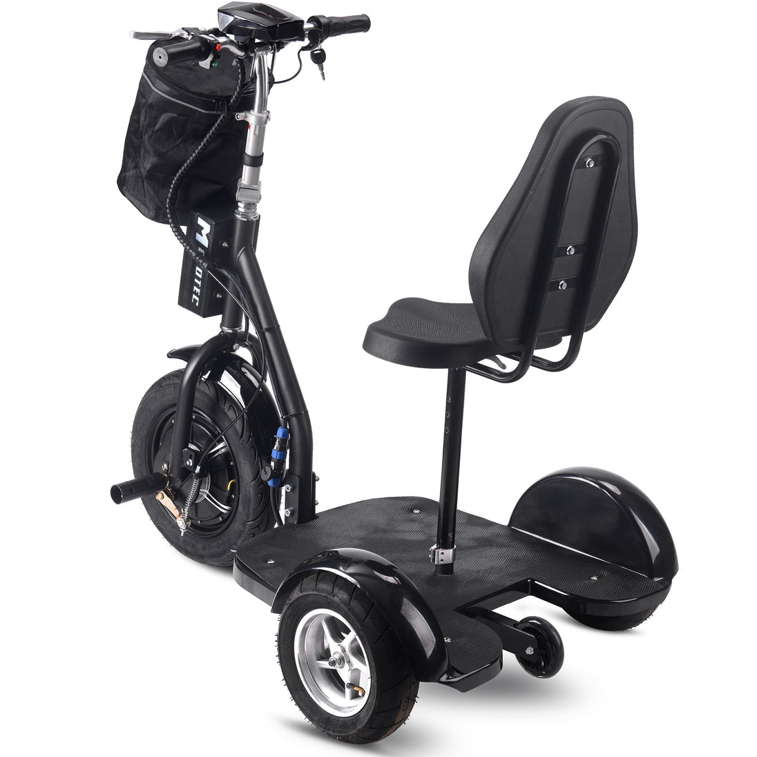 MotoTec Electric Trike 48v 1000w Lithium Black - Image 5