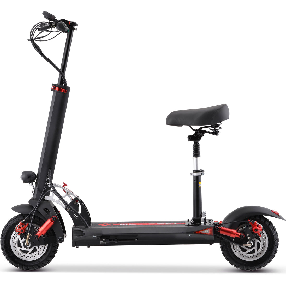 MotoTec Thor 60v 2400w Lithium Electric Scooter Black - Image 2