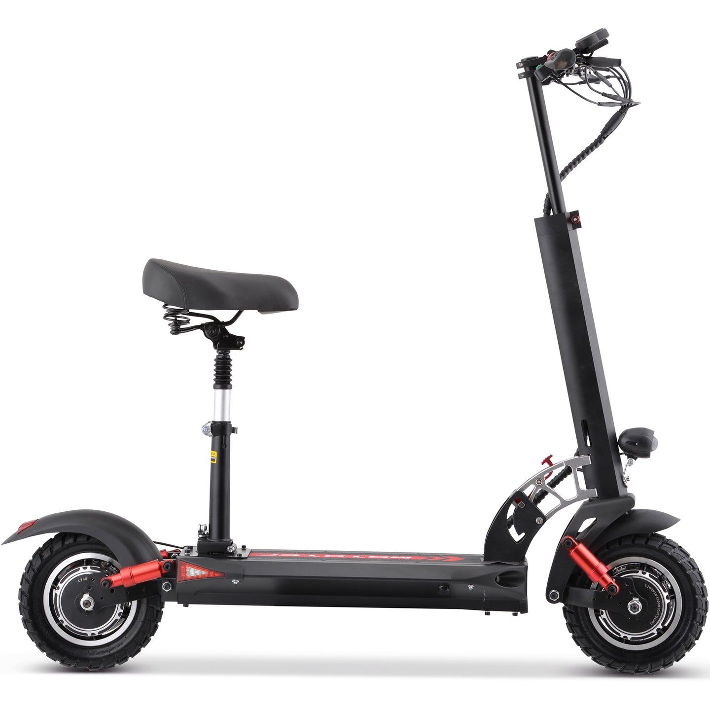 MotoTec Thor 60v 2400w Lithium Electric Scooter Black - Image 4