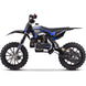 MotoTec Thunder 50cc 2-Stroke Kids Gas Dirt Bike Blue - Image 2