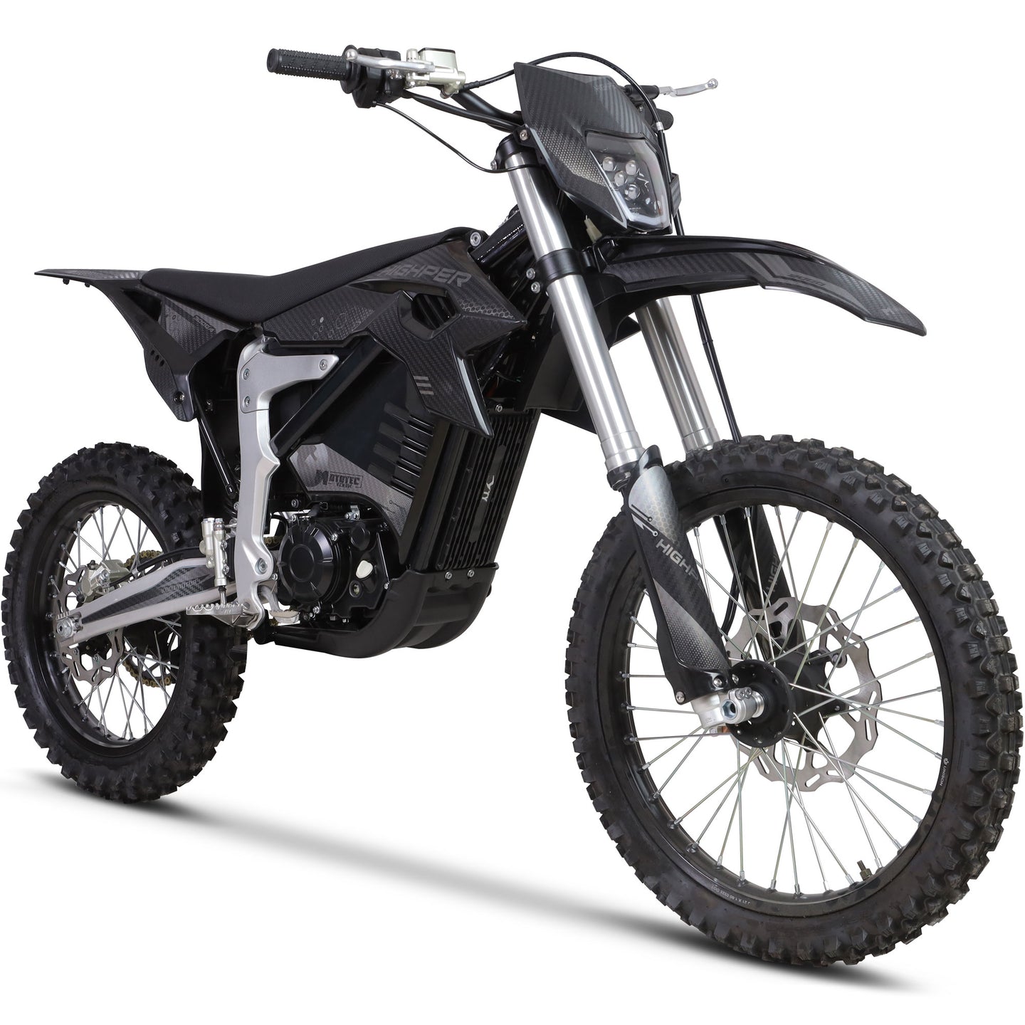 MotoTec Venom 72v 12000w 50ah Electric Dirt Bike White