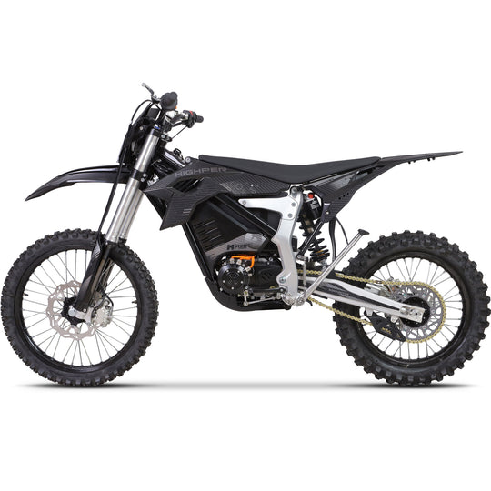 MotoTec Venom 72v 12000w 50ah Electric Dirt Bike White - Image 4