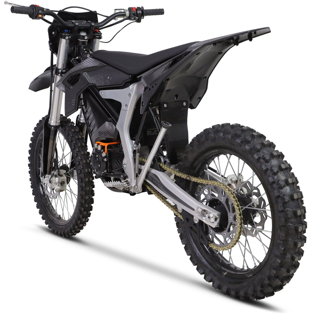 MotoTec Venom 72v 12000w 50ah Electric Dirt Bike White - Image 5
