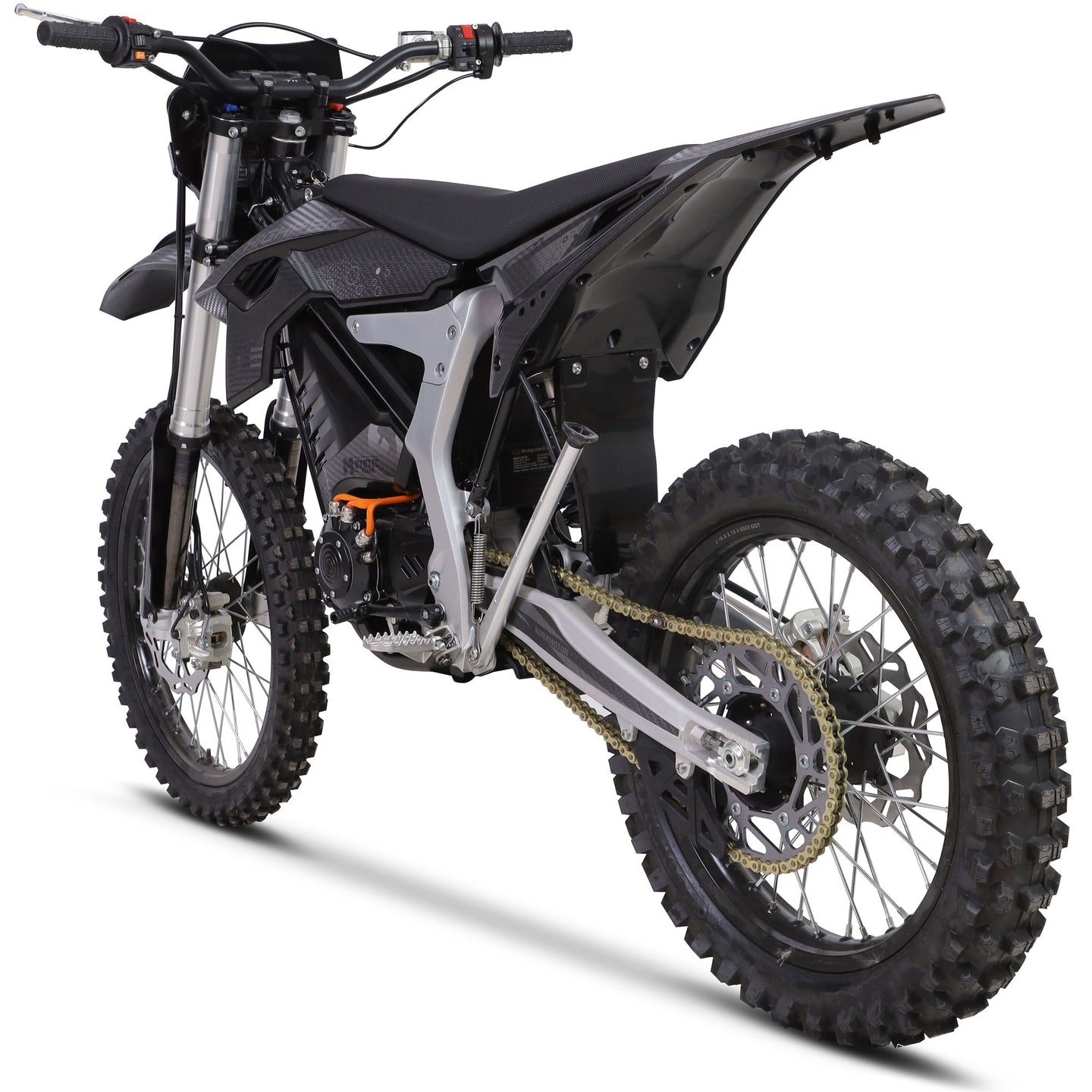 MotoTec Venom 72v 12000w 50ah Electric Dirt Bike White - Image 5