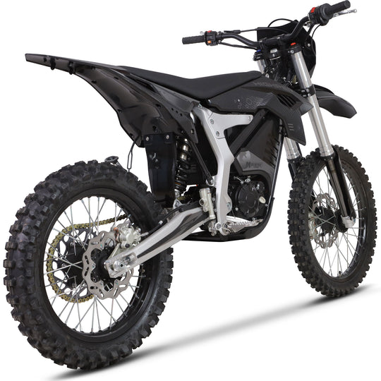 MotoTec Venom 72v 12000w 50ah Electric Dirt Bike White - Image 6