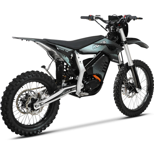 MotoTec Venom 72v 30000w 773ah Electric Dirt Bike White - Image 5