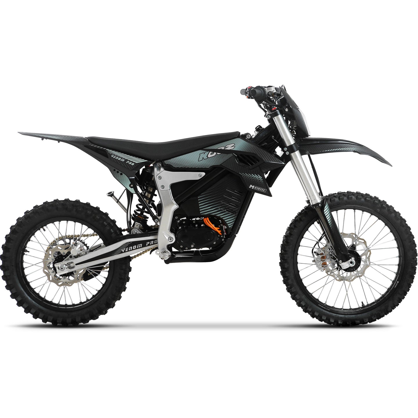 MotoTec Venom 72v 30000w 773ah Electric Dirt Bike White - Image 6