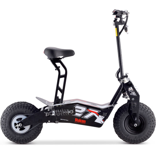 MotoTec Vulcan 48v 1600w Electric Scooter Black - Image 3