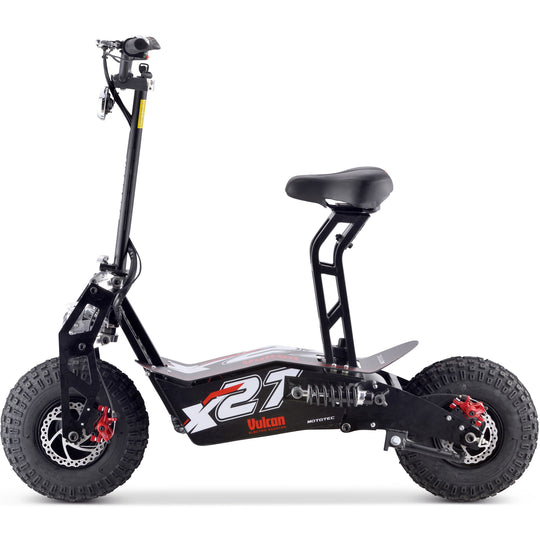 MotoTec Vulcan 48v 1600w Electric Scooter Black - Image 4