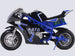 MotoTec Electric Pocket Bike GT 36v 500w Blue - Image 3
