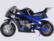 MotoTec Electric Pocket Bike GT 36v 500w Blue - Image 3